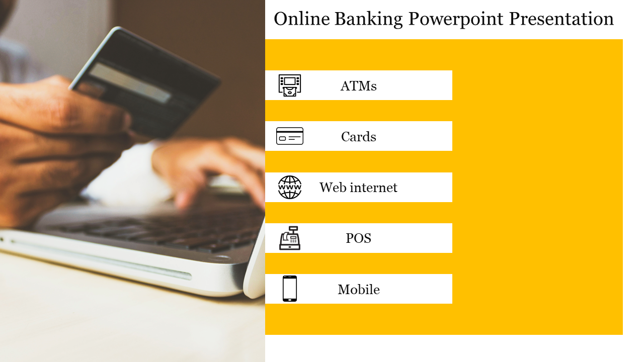 Free - Advance Online Banking Powerpoint Presentation Slide